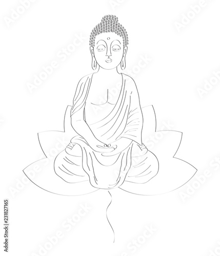 Будда в лотосе
