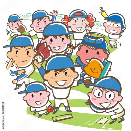 少年野球のチームメイト