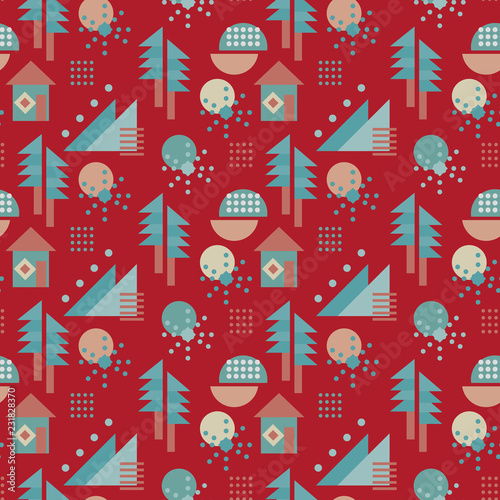 Seamless christmas pattern ...
