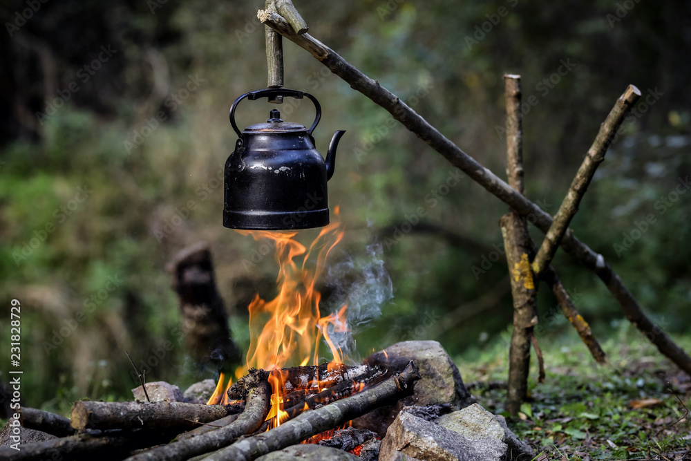 campfire teapot