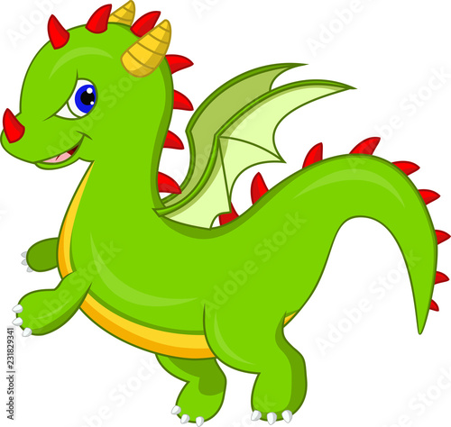 cute dragon cartoon
