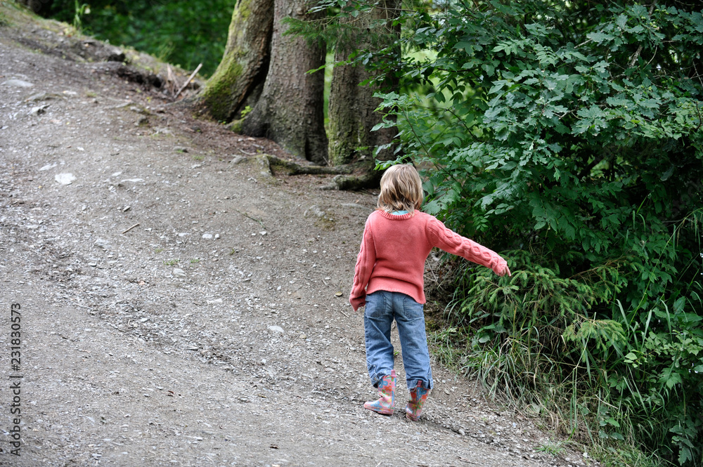 jeunes enfant nature bois environnement