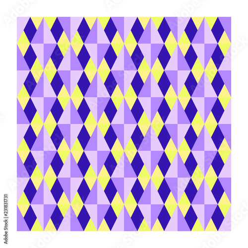 Arte blu giallo viola geometrico astratto vettoriale texture sfondo moderno stile design tessile stampa stoffa tappezzeria mosaico mattonella colore