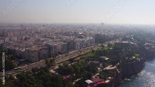  aerial view of great football field