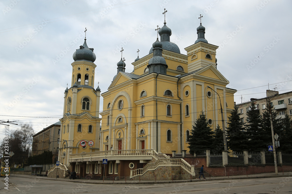 Church of Dormition of Virgin Mary in Ternopil, Ukraine