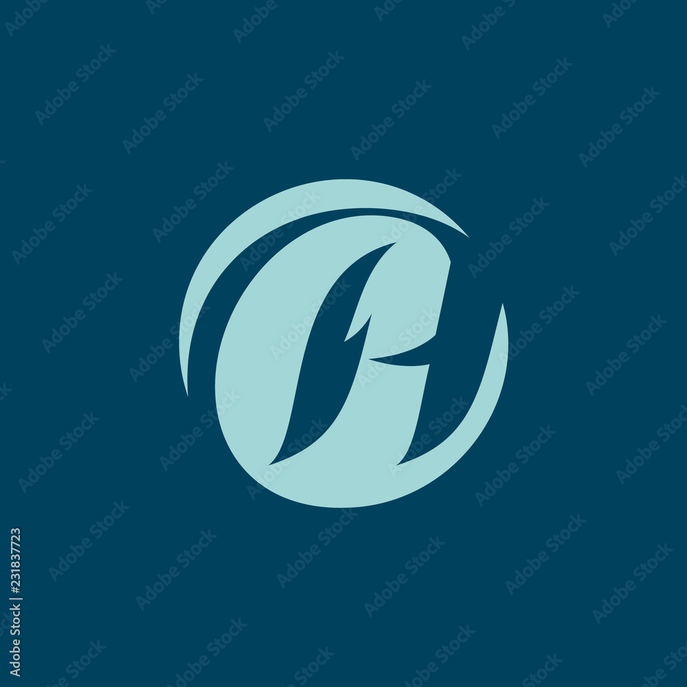 Sign of the letter A. Vector Illustration. Sign of the letter A. Vector Illustration.