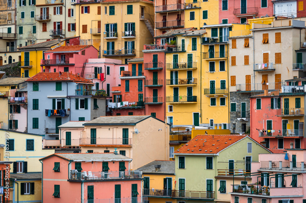 Colorful italian houses