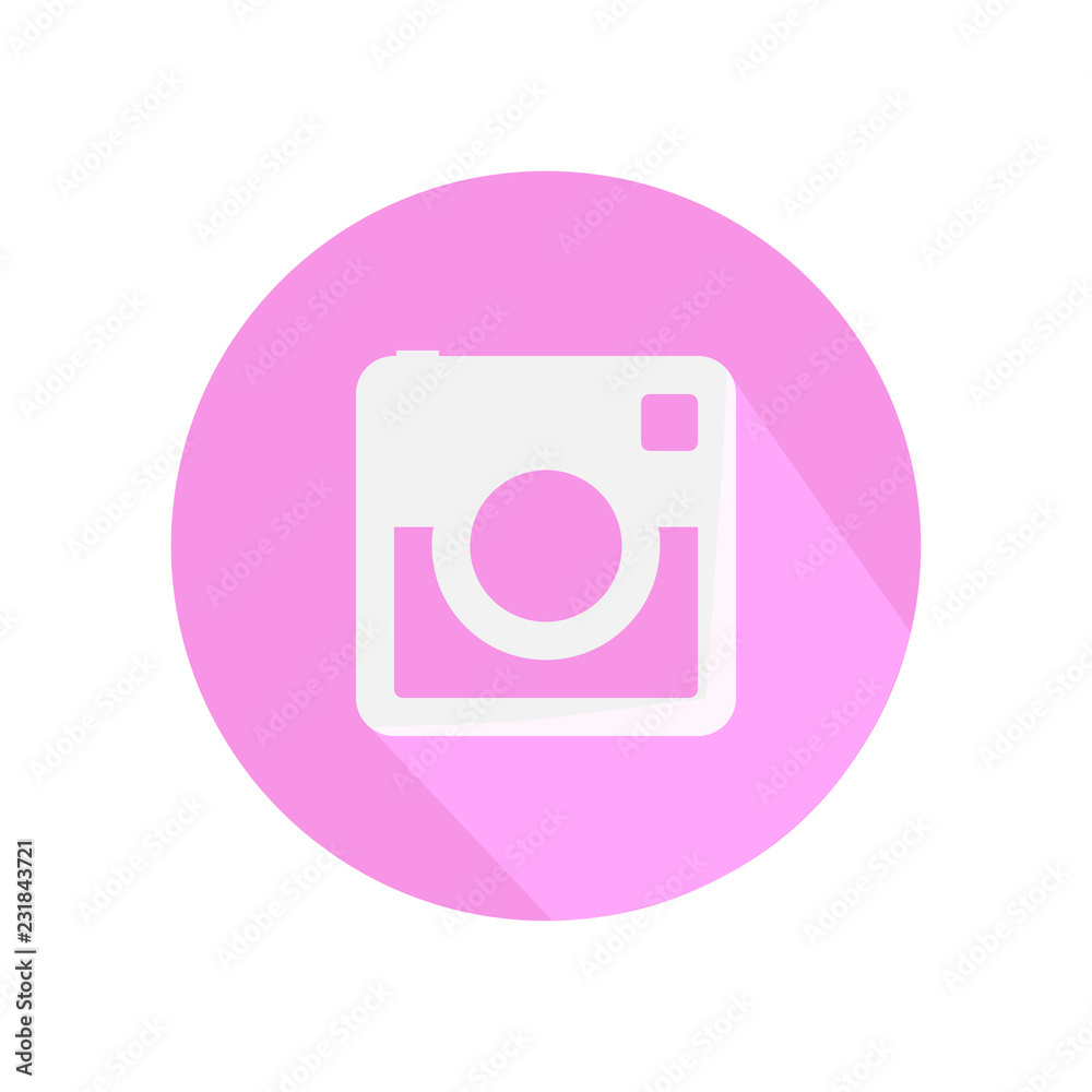 web icon of modern lineart camera. Digital application pictogram. Hipster camera photo Vector button illustration EPS 10 web icon of modern lineart camera. Digital application pictogram. Hipster camera photo Vector button illustration EPS 10