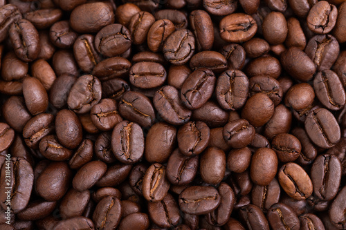 Roasted coffee beans © littlestocker
