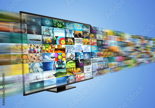 Internet broadband and streaming multimedia entertainment