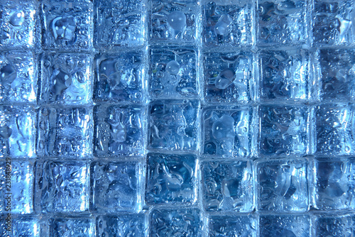 Ice cubes as background