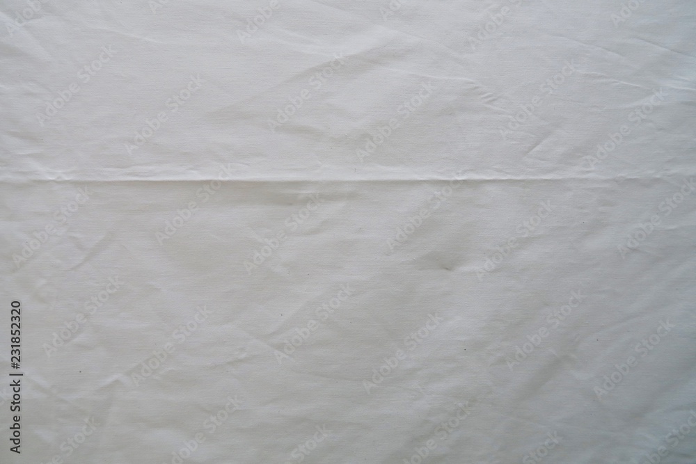 Naklejka premium シワのある白い布