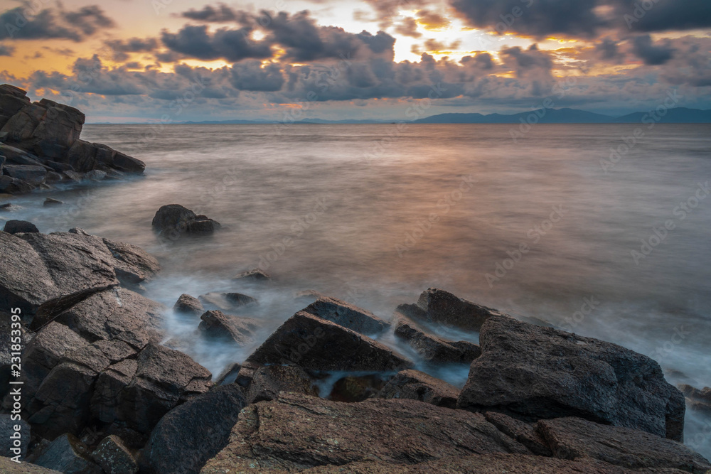 Obraz premium sunset on beach