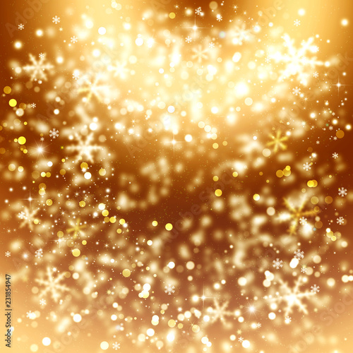 Shiny stars, Christmas fantasy background © nj_musik