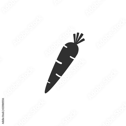 black carrot with short leaf icon