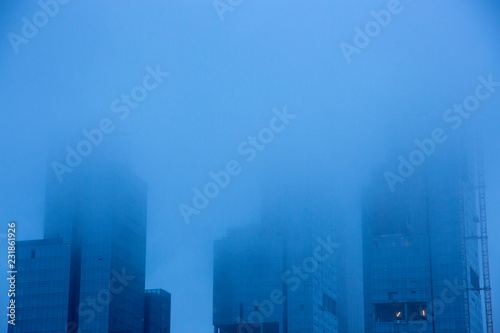 city       and fog