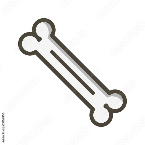 Bone Medical Filled Outline Icon