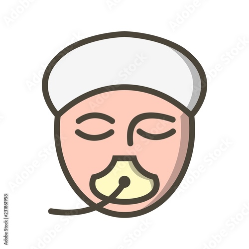 Anesthesia Medical Filled Outline Icon
