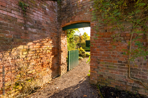 Fototapeta Naklejka Na Ścianę i Meble -  Gateway in walled garden