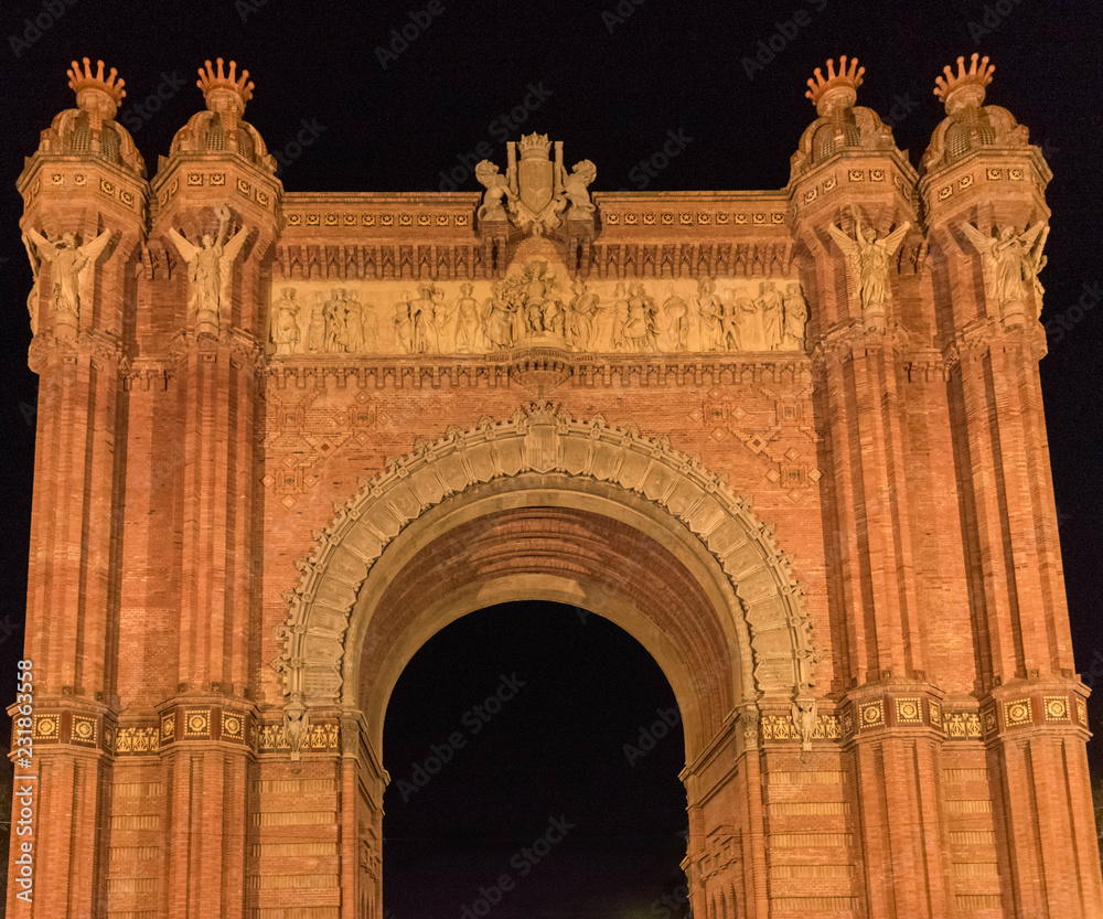 Obraz premium Arc shinning at night