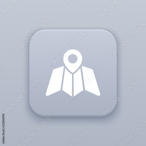 Location, Map, Pin button, best vector