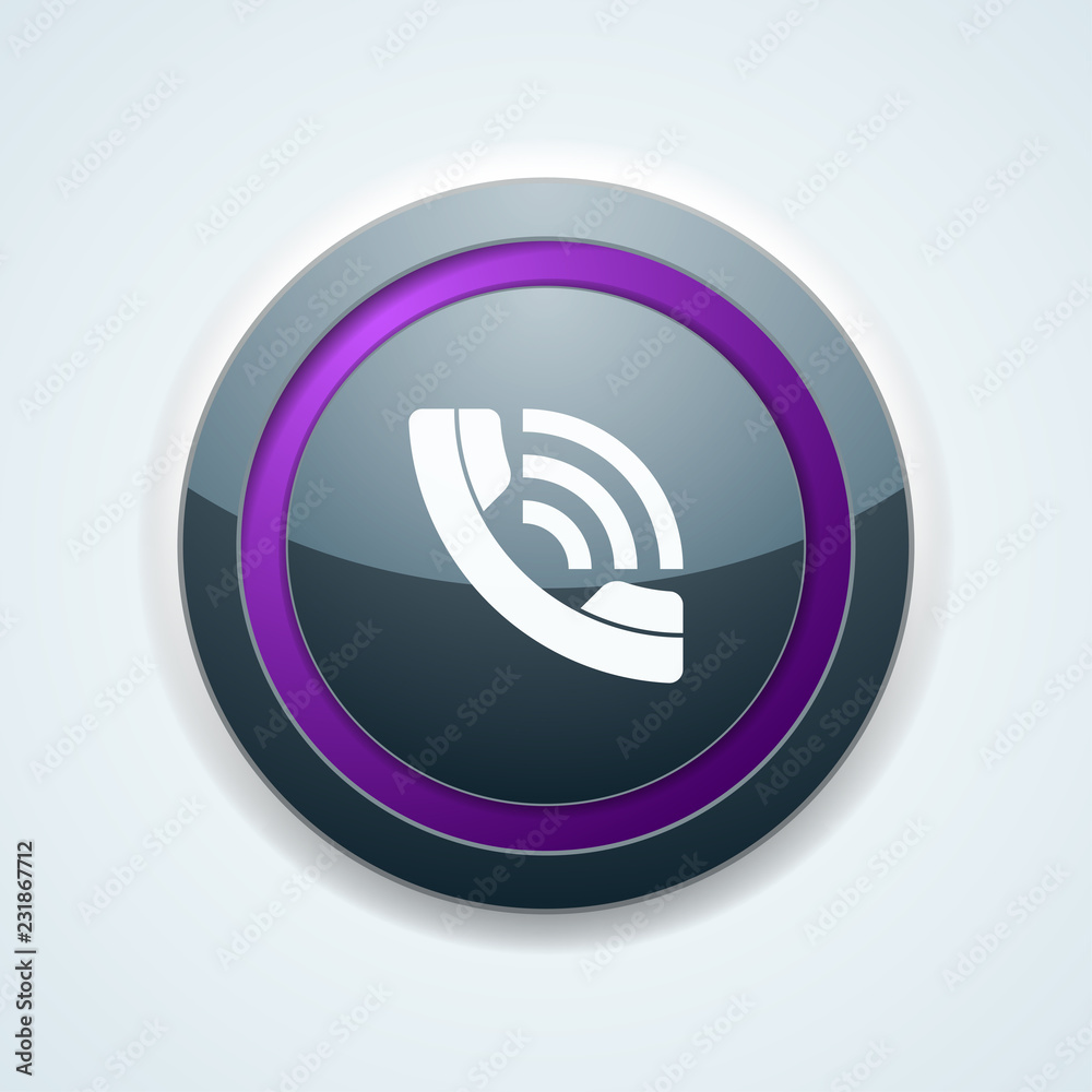 Contact Call Phone button illustration Contact Call Phone button illustration
