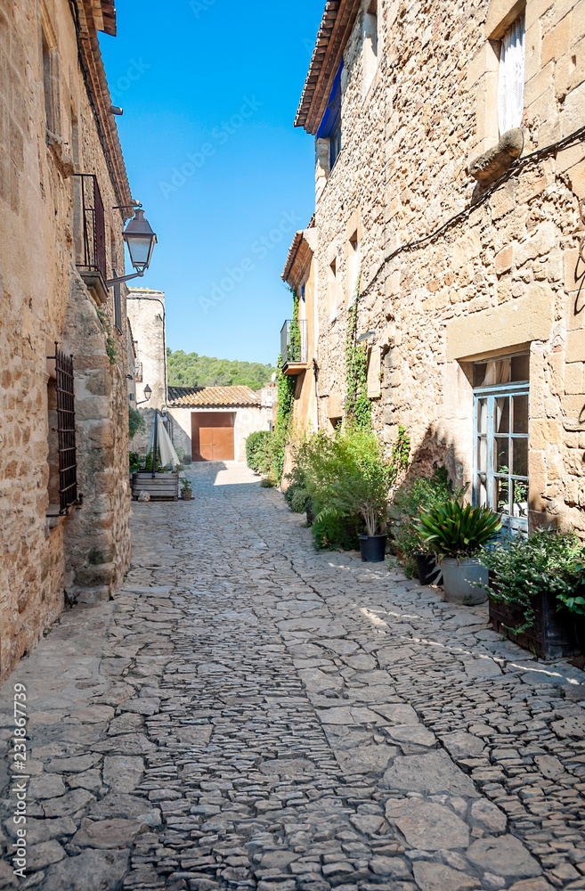 Village of Peratallada in Catalonia