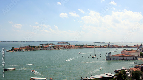 Le grand canal et la lagune de Venise