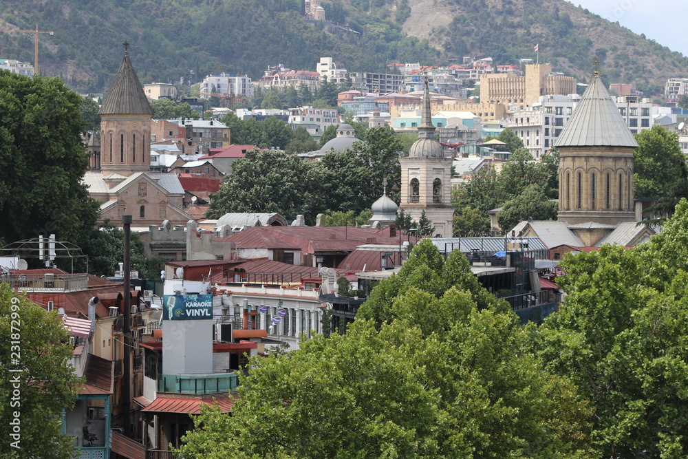 Old part of Tbilisi city