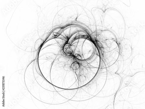 surreal Futuristic digital 3d design art abstract background fractal illustration for meditation and decoration wallpaper