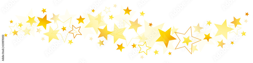 Obraz premium Christmas Stars Golden