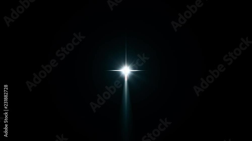 Star of Bethlehem with alpha matte. photo