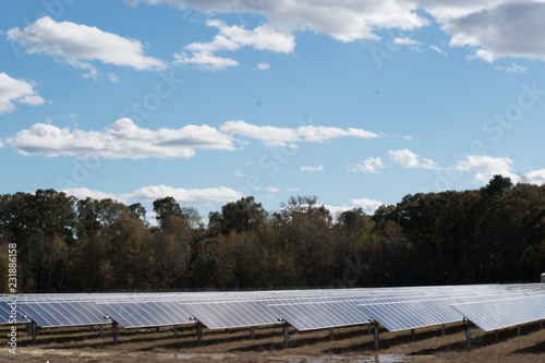 Solar Energy Panel Farm