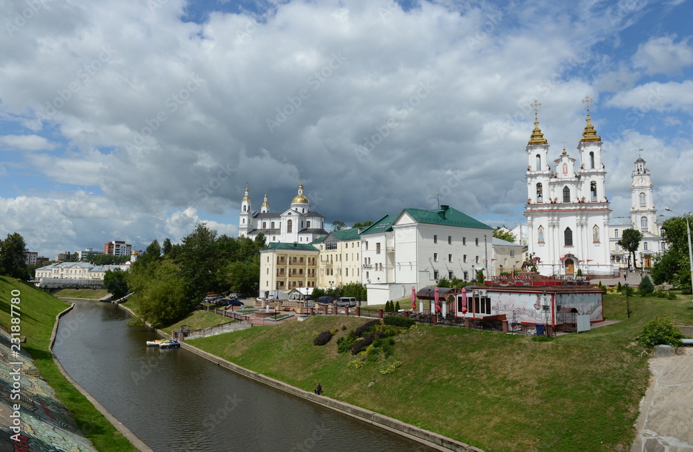View of the historical center of Vitebsk