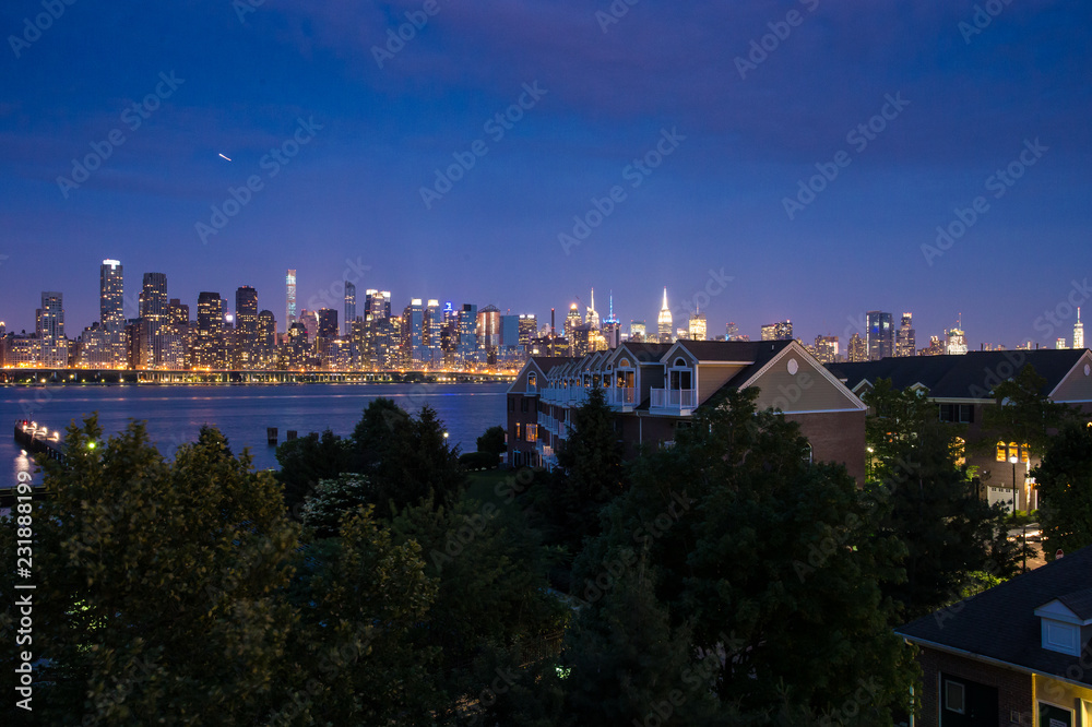 New York Night Cityscape 