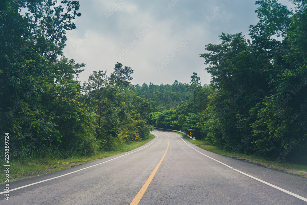 Mountain road.