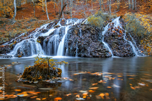Waterfall in Strandzha mountain, Bulgaria photo