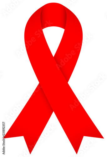Red Ribbon HIV Cut