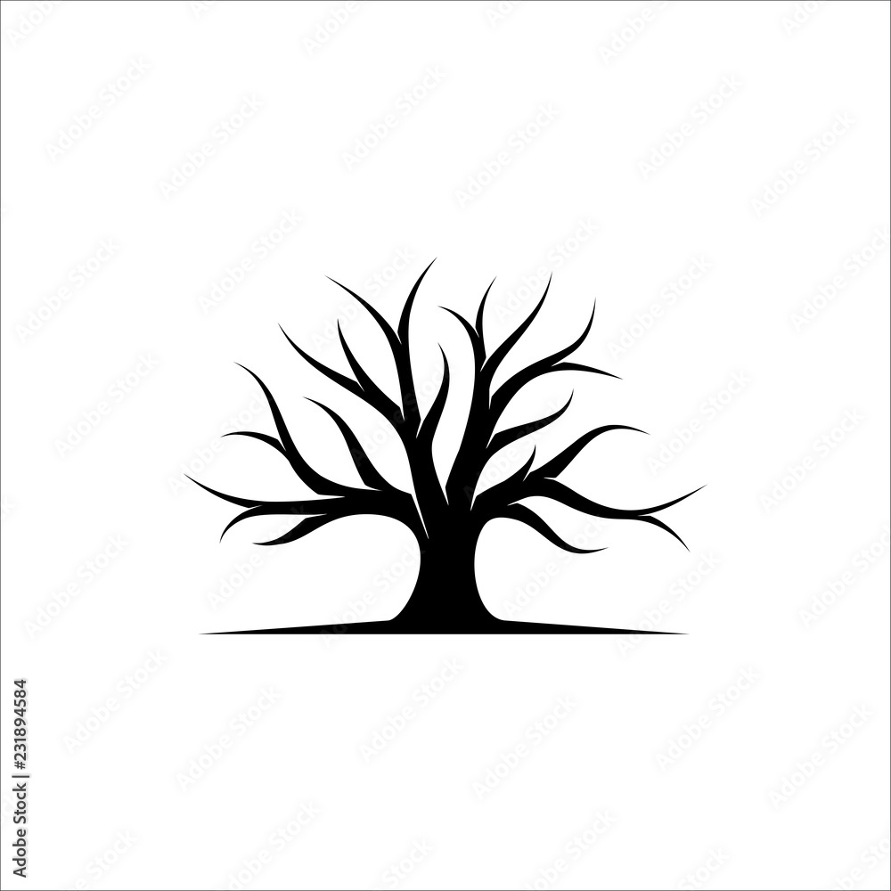 Abstract tree logo design, root logo design inspiration Abstract tree logo design, root logo design inspiration