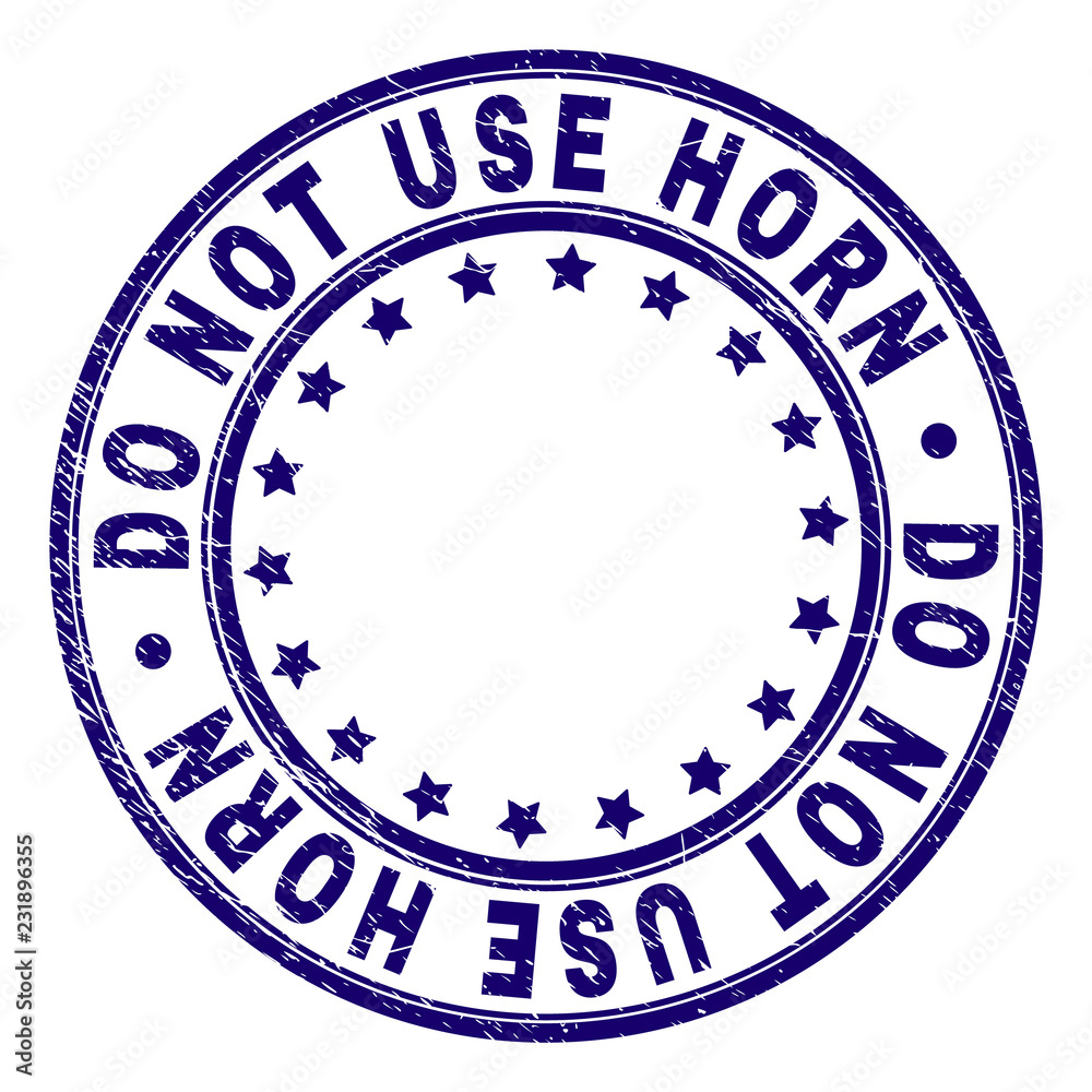 DO NOT USE HORN stamp seal watermark with distress texture. Designed ...