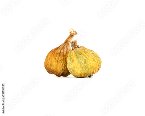 Dried Panache fig on white
