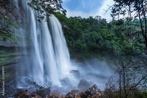 Tad-Loei-nga waterfall. Beautiful waterfall in Loei province  ThaiLand.