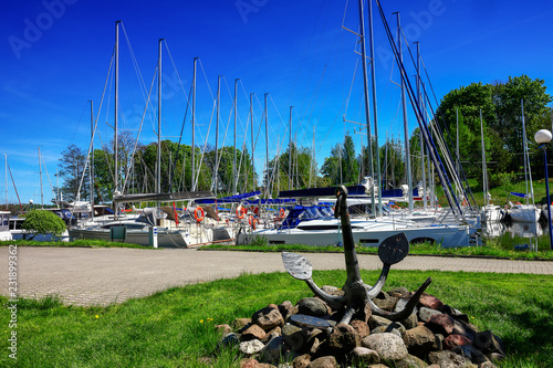 Fototapeta Naklejka Na Ścianę i Meble -  Mazury-port Sailor k.Giżycka
