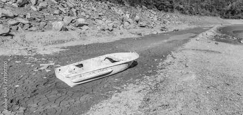 Abandoned Boat on the Bottom of Chilhowee Lake, TN photo