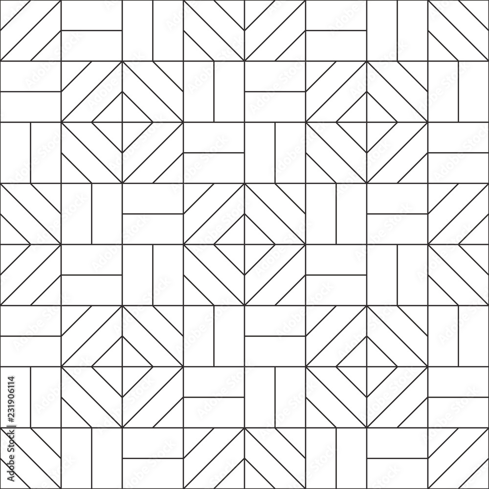 Abstract geometric seamless pattern Abstract geometric seamless pattern