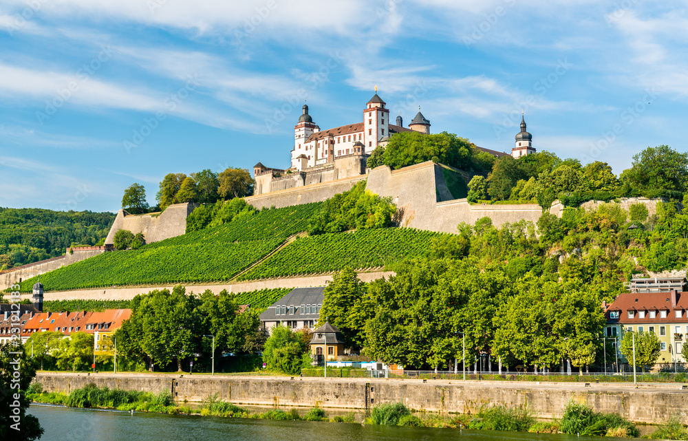 The Marienberg Fortress in Wurzburg, Germany The Marienberg Fortress in Wurzburg, Germany