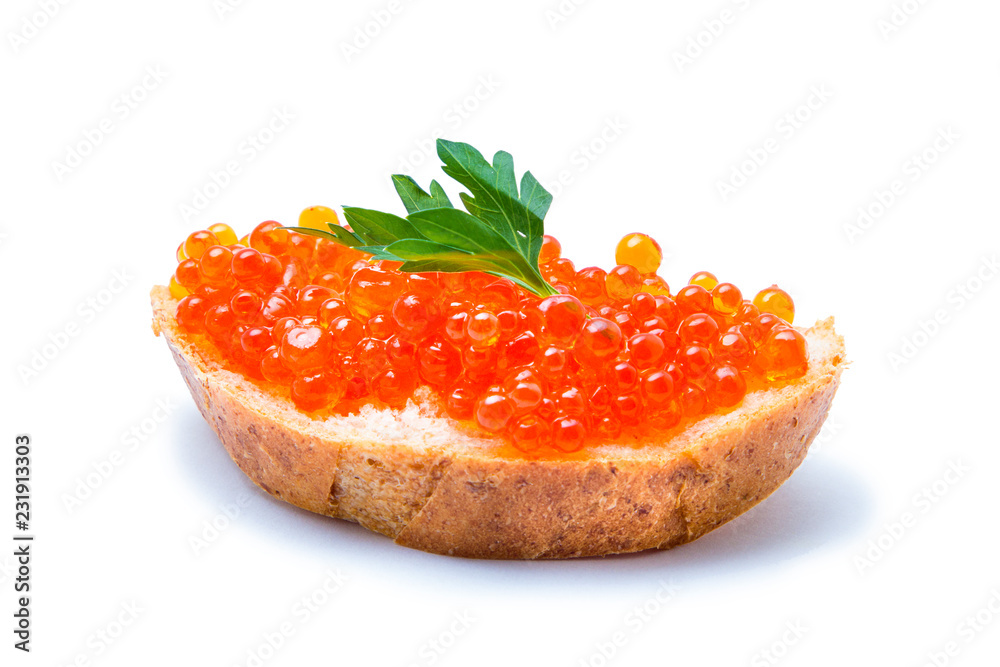 Red caviar, fresh delicacy Red caviar, fresh delicacy