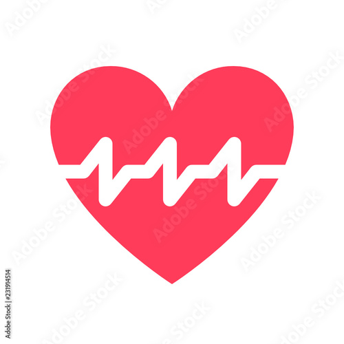 heart cardiogram icon