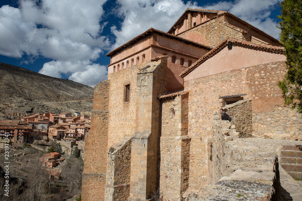 Albarracin town wall 