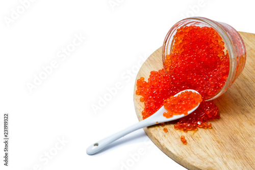 Red caviar, fresh delicacy